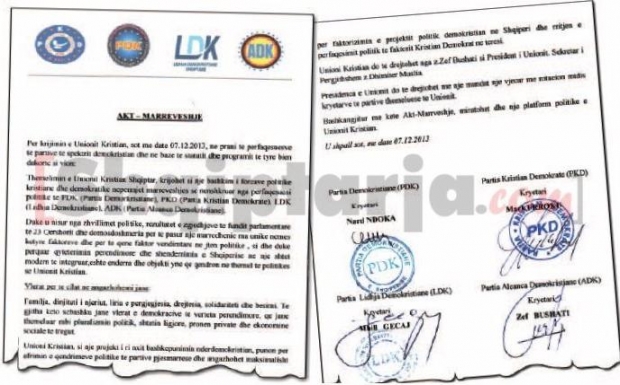 demokristianet marreveshje