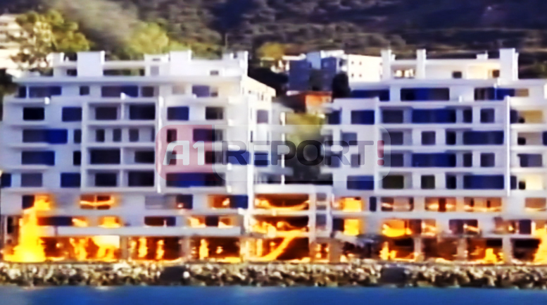 pallati i bashes, shperthim me logo