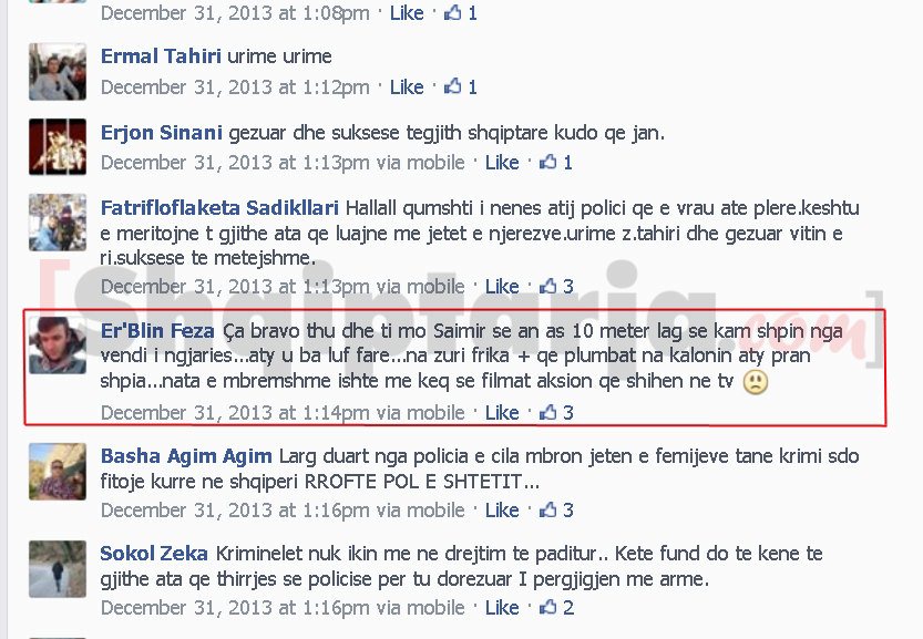 komenti i erblinit per markun