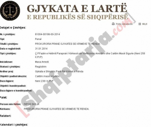 fatos skeja gjykata e larte