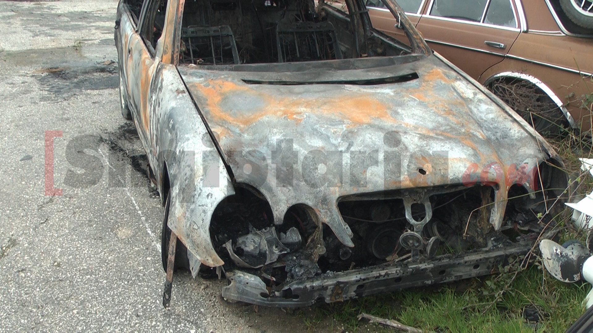 makina e djegur ne durres