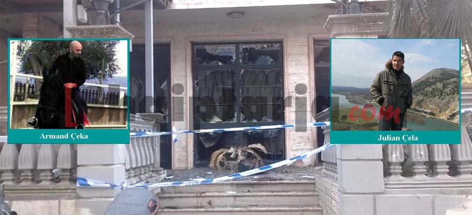 armand ceka, shperthimi te lokali me logo