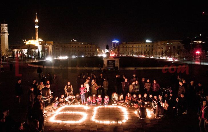 earth hour tirane