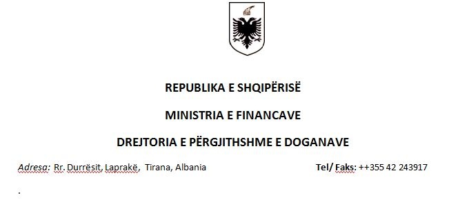 drejtoria e doganave logo 