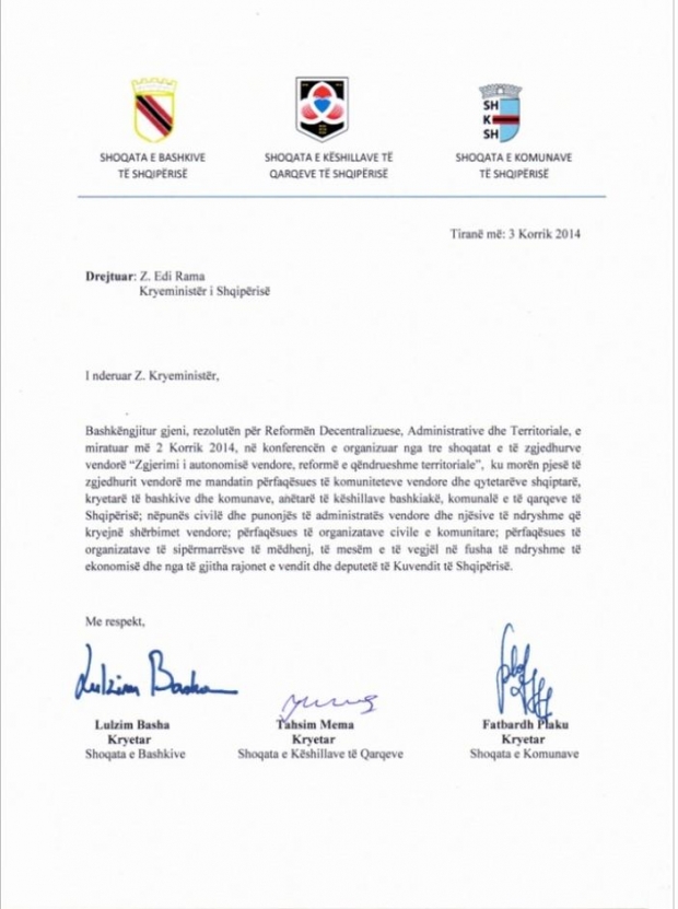 letra basha fatbardh plaku reforma territoriale