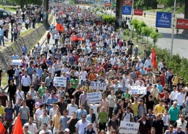 protesta shkup monstra