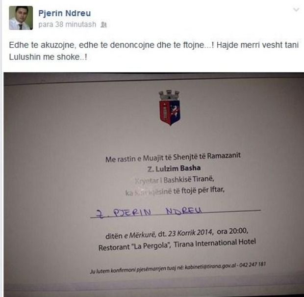 pjerin nredu ftersa e bashes