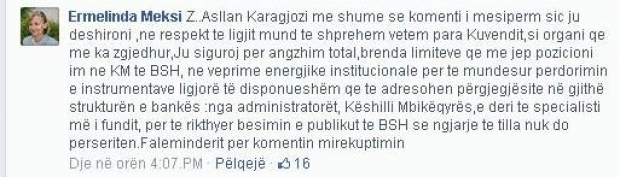 ermelinda meksi facebook 2