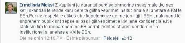 ermelinda meksi facebook 1