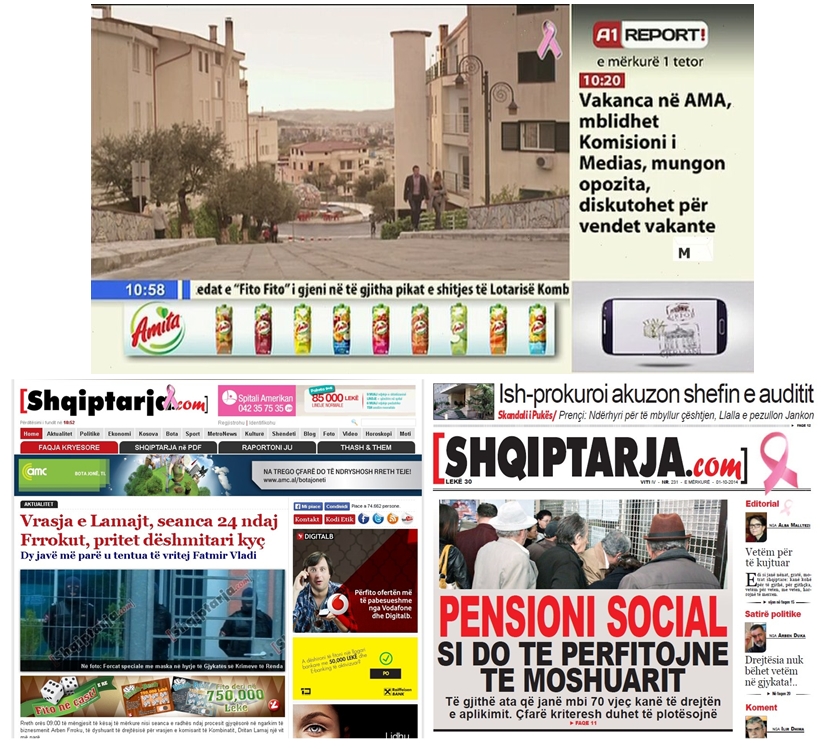 televizioni a1 report gazeta print online