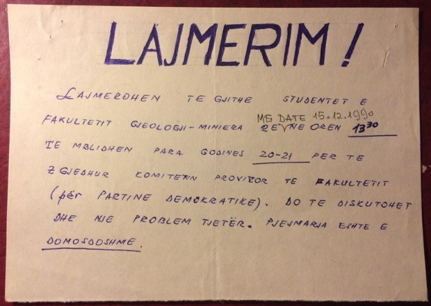 lame mbledhjet e 8 dhjetorit 