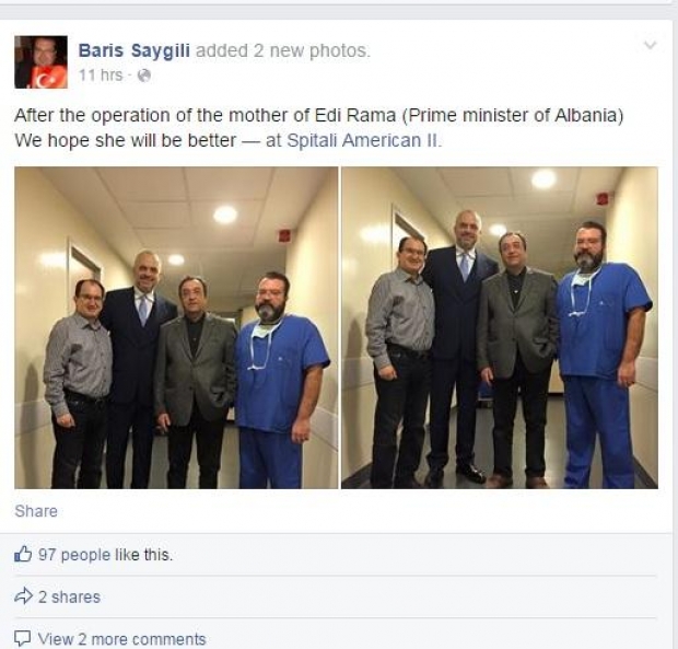 edi rama spitali amerikan mjeku turk