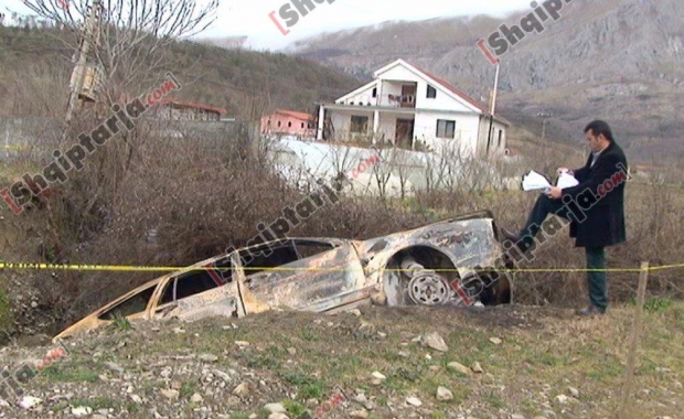 makina e djegur shkoder