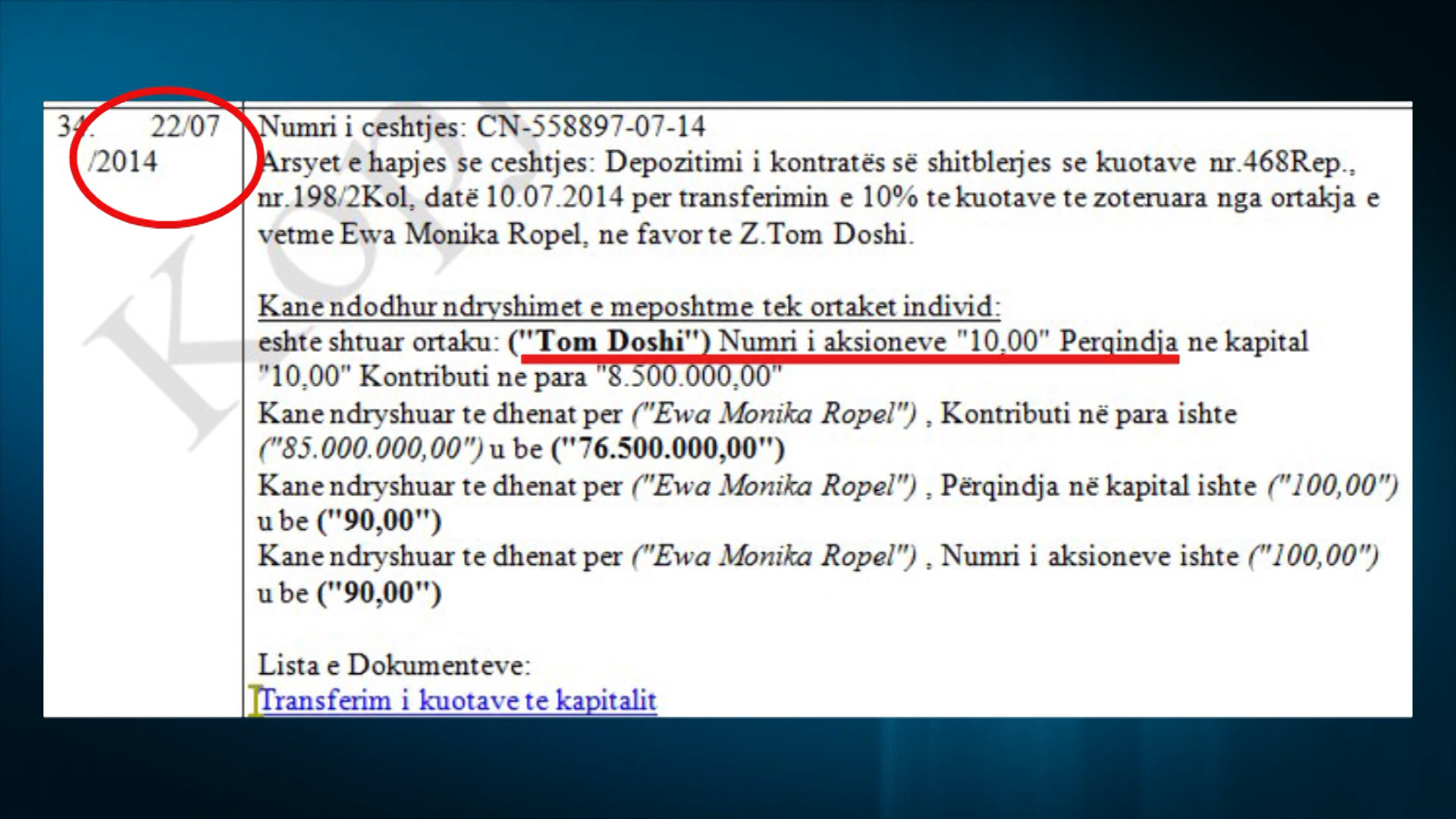 faksimile tom doshit