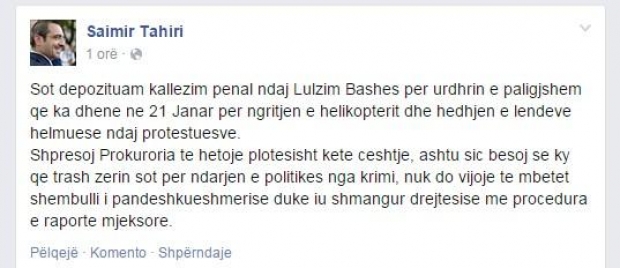 tahiri në fb