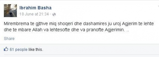 efektivi basha ne fb