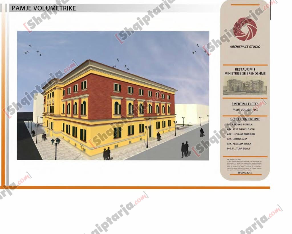 ministria e brendhsme rikonstruksioni