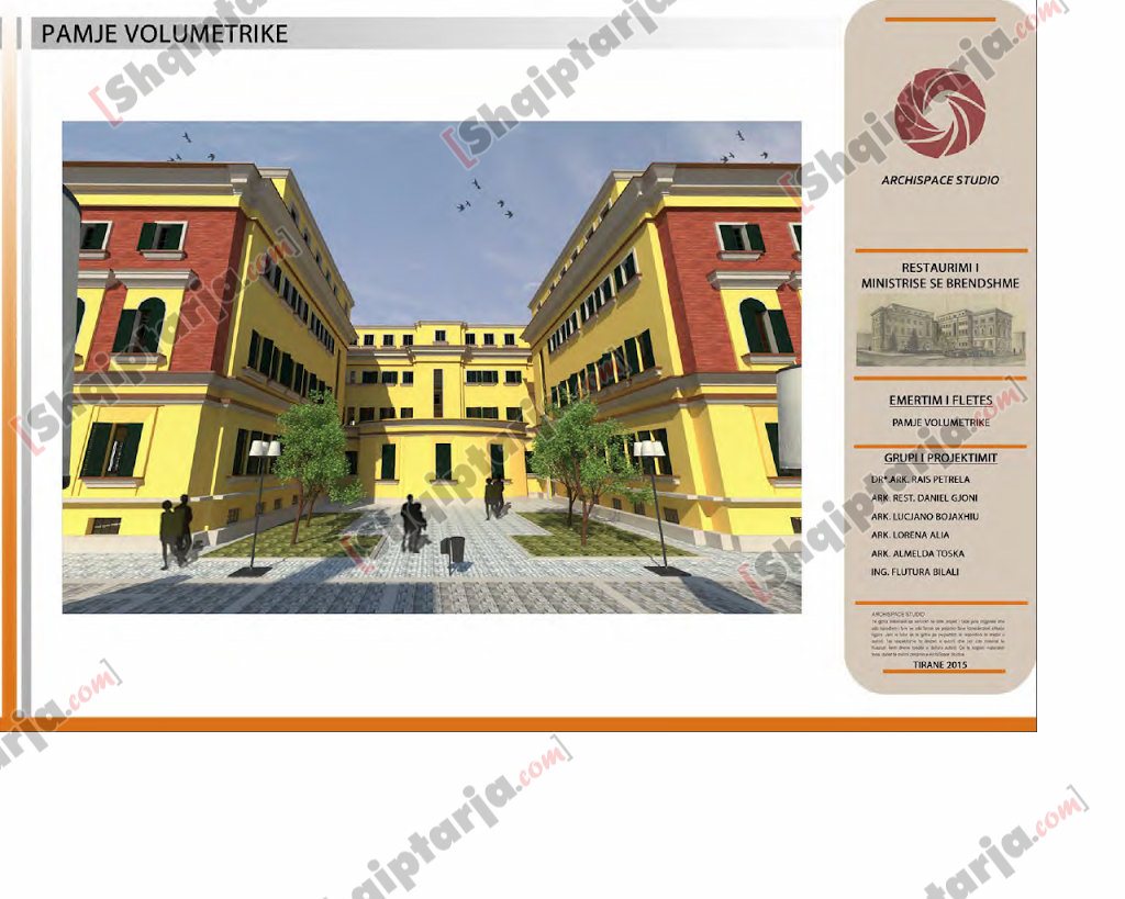 ministria e brendhsme rikonstruksioni