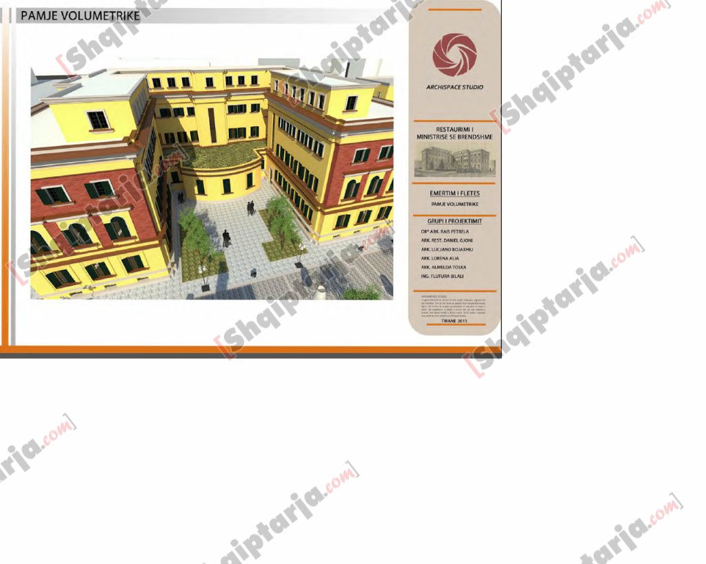 ministria e brendhsme rikonstruksioni