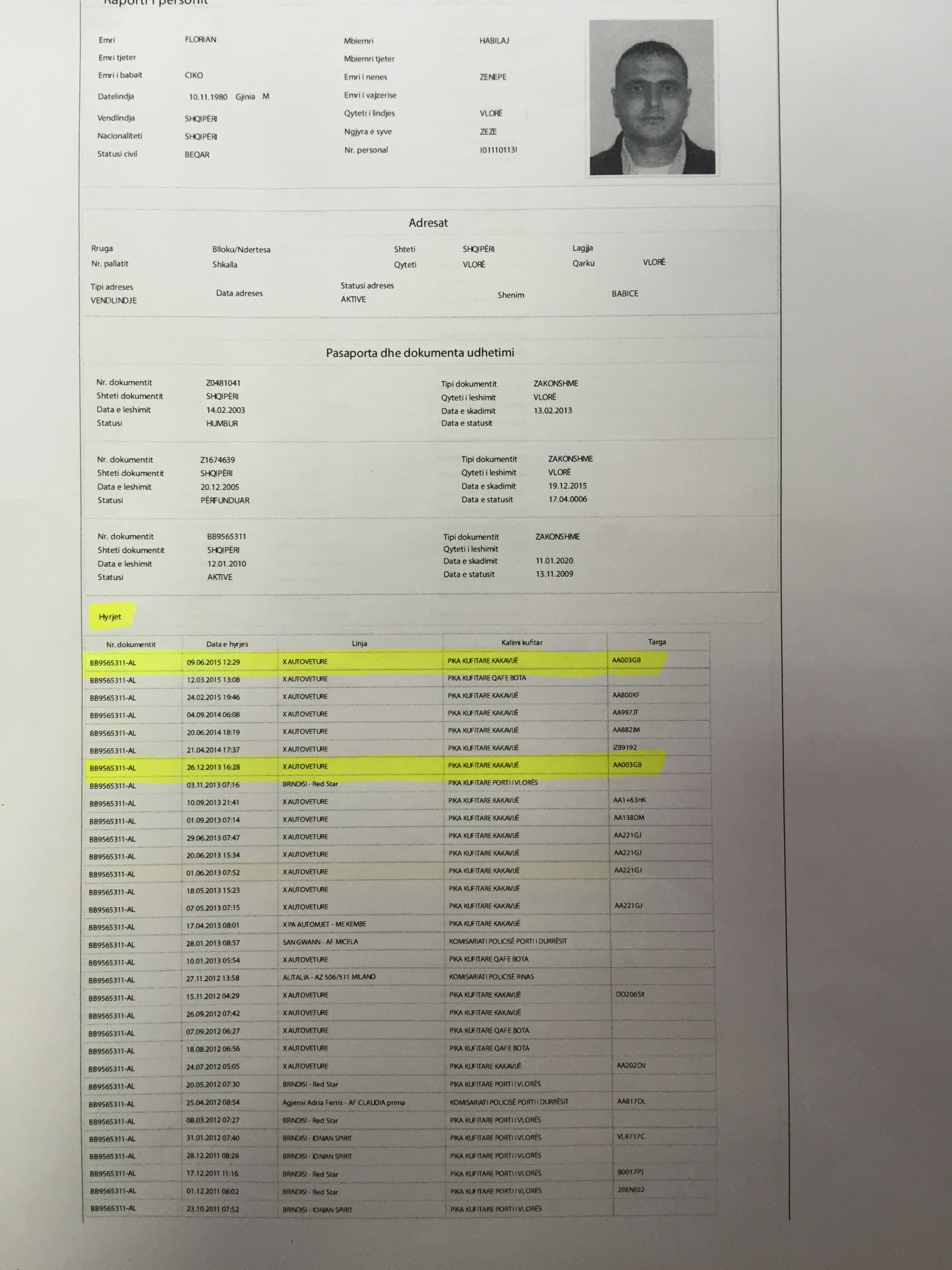 levizjet tims makina tahirit