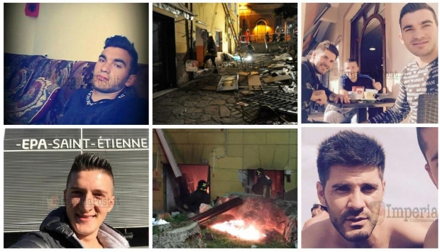 shqiptari itali zjarr