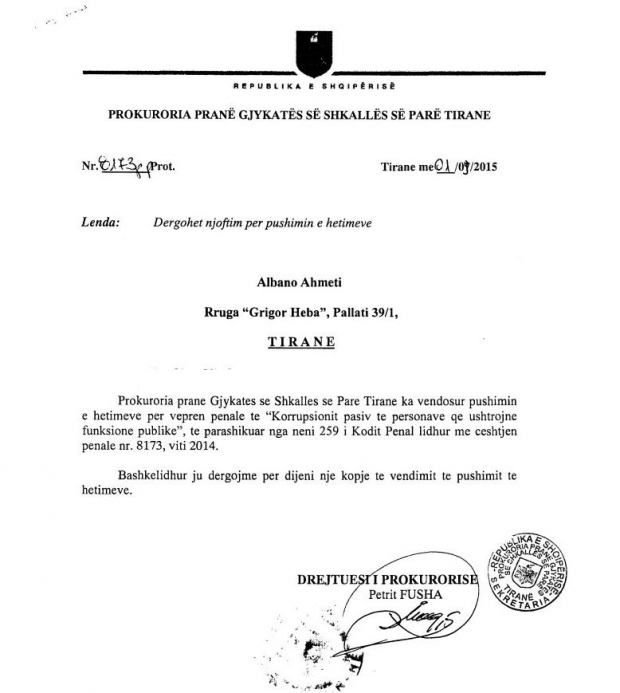 vendimi i prokurprise 