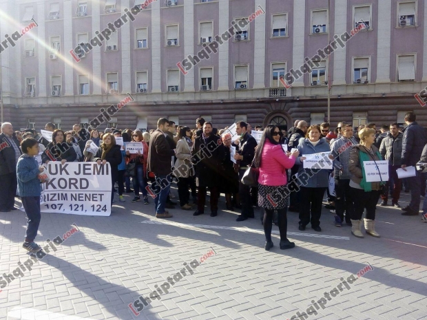 protesta e tregtareve