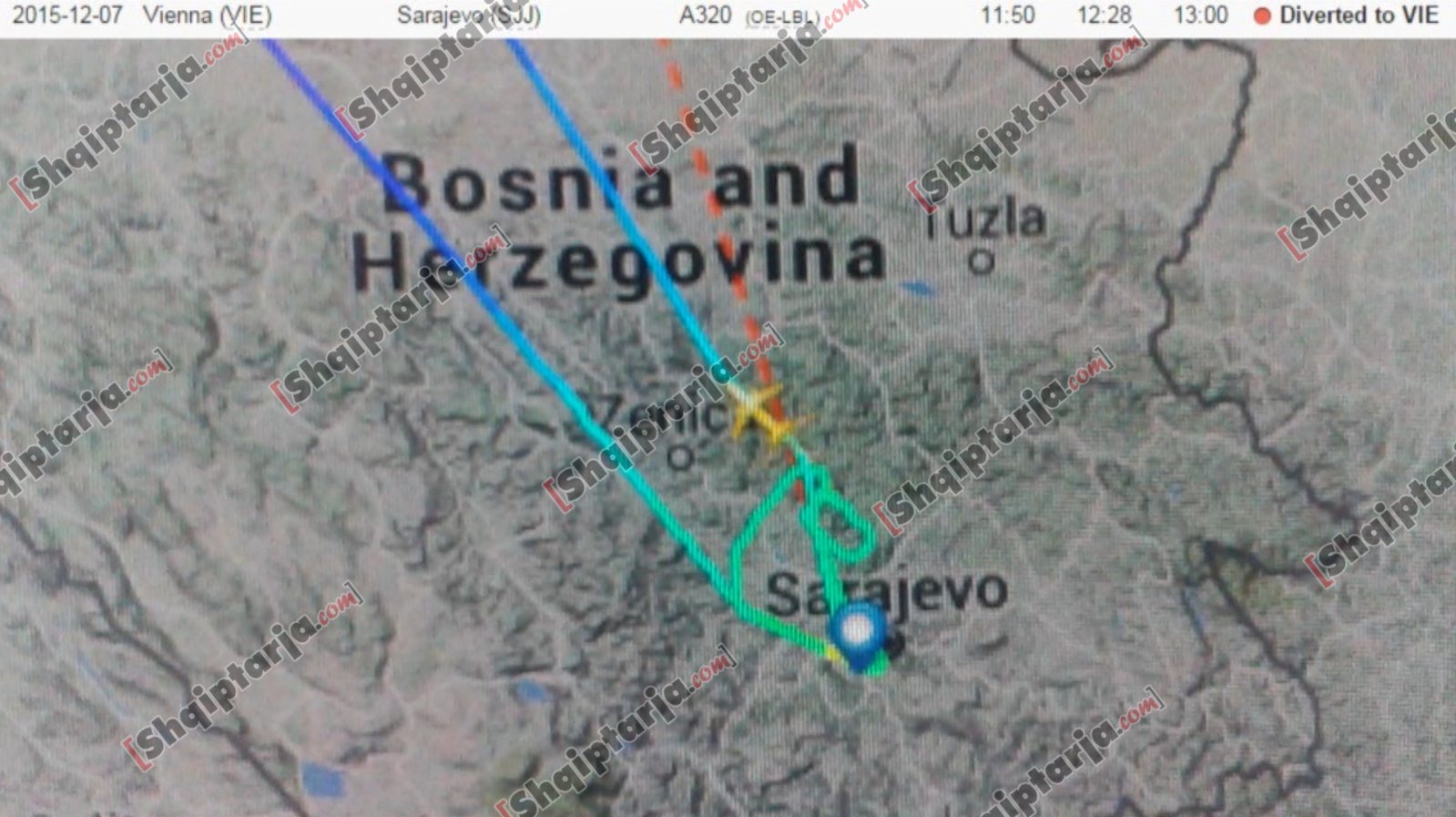 avioni vien sarajev