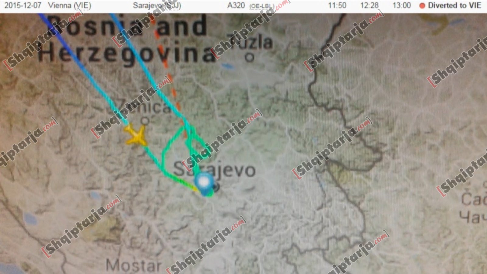 avioni vien sarajev