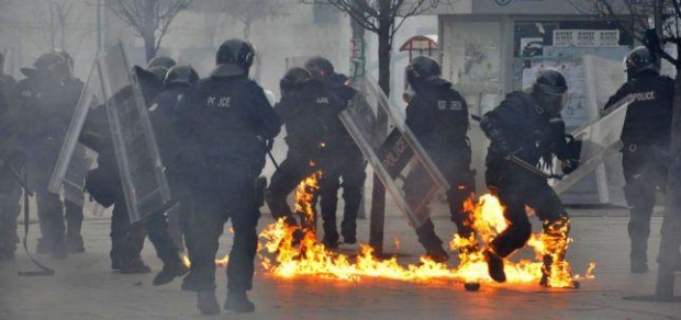 policia kosove protesta 