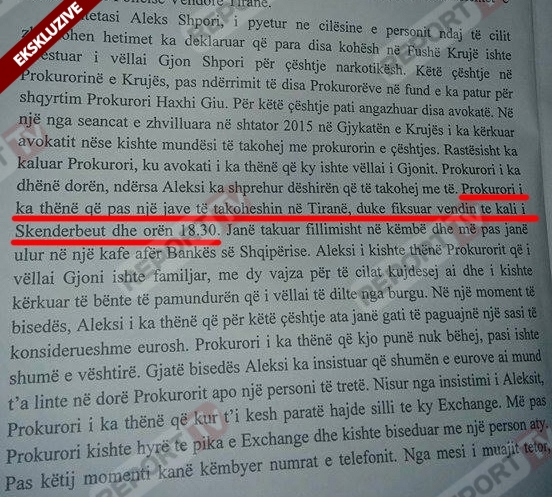 biseda me prokurorin