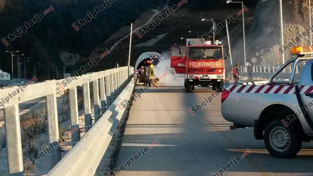 makina ne tunelin e elbasanit