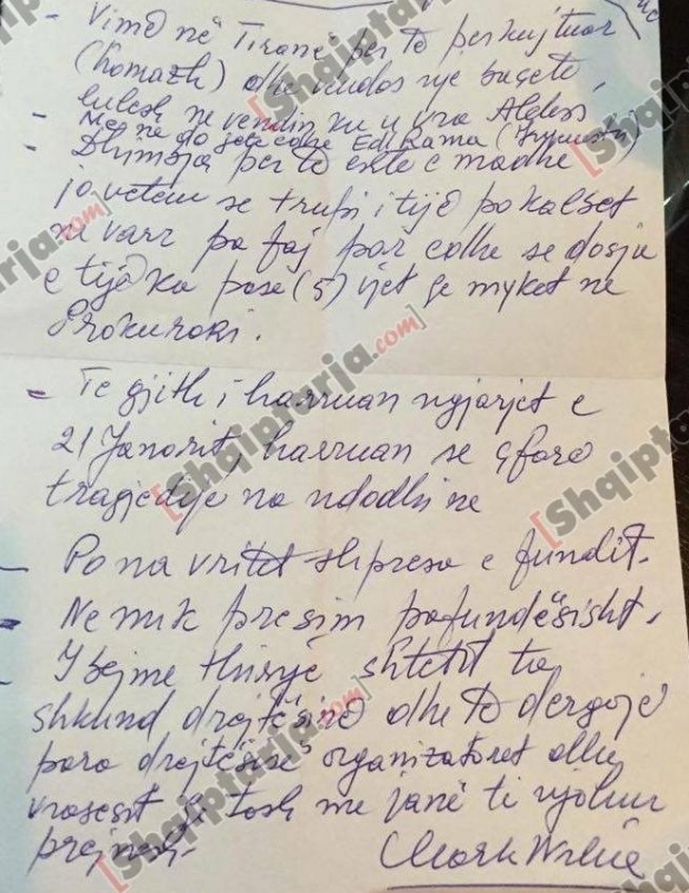 letra 21 janari nika