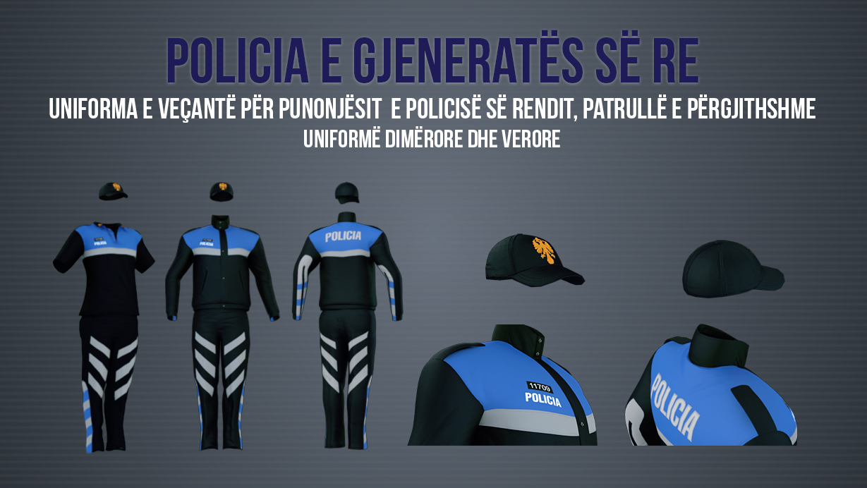 uniformat e reja te policise