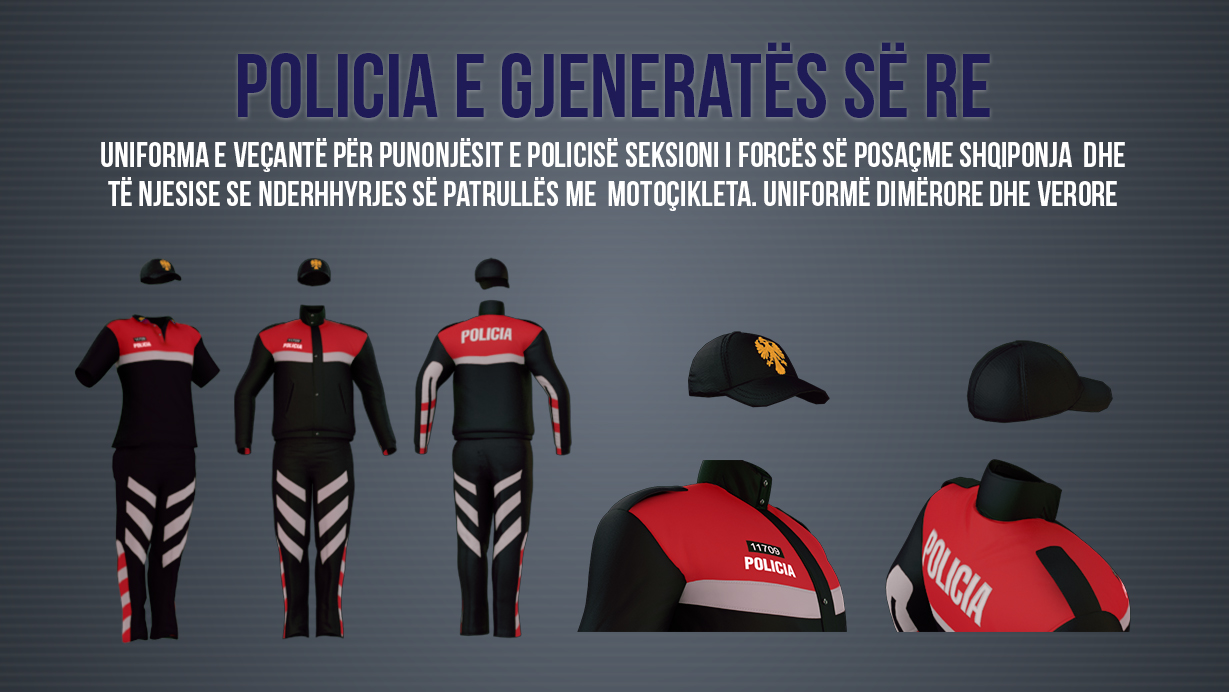 uniformat e reja te policise