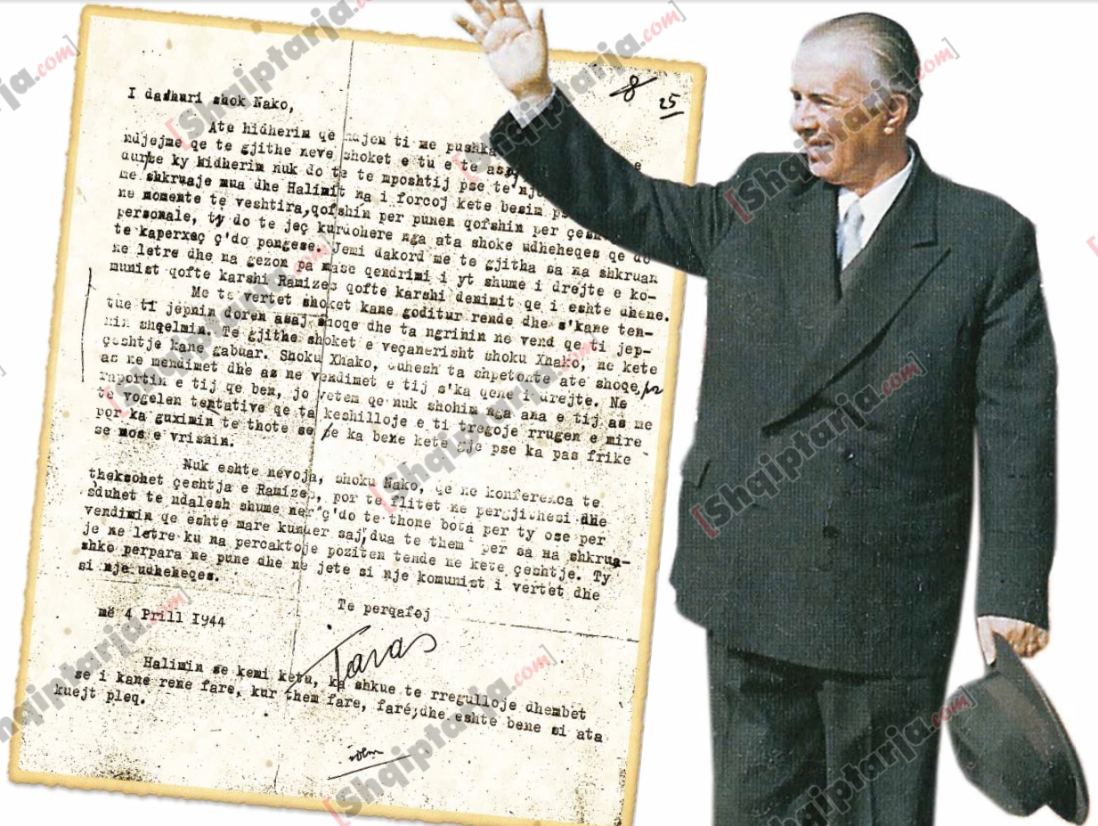 letrat e enver hoxhes