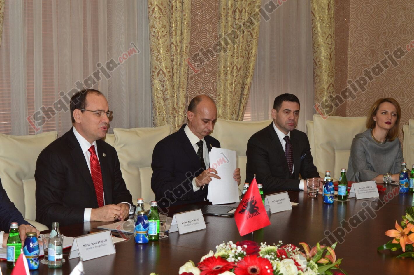 ahmetaj presidentja maltes delegacionet