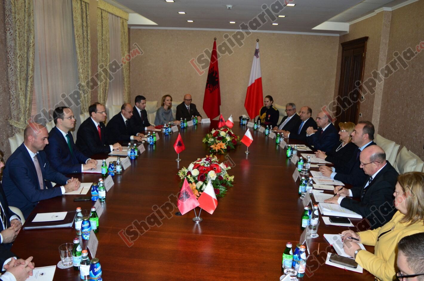 ahmetaj presidentja maltes delegacionet