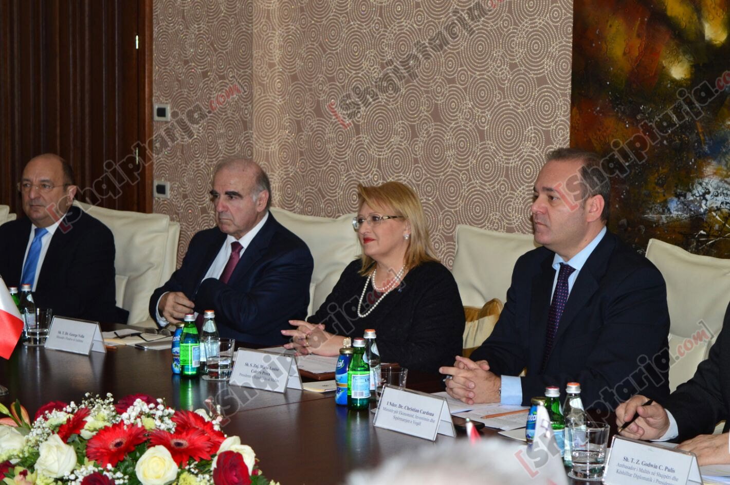 ahmetaj presidentja maltes delegacionet