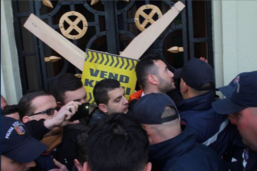 protesta te bashkia spahiu