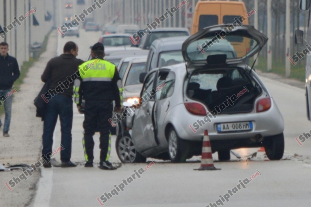 Aksident ne rrugen e Rinasit%u200F