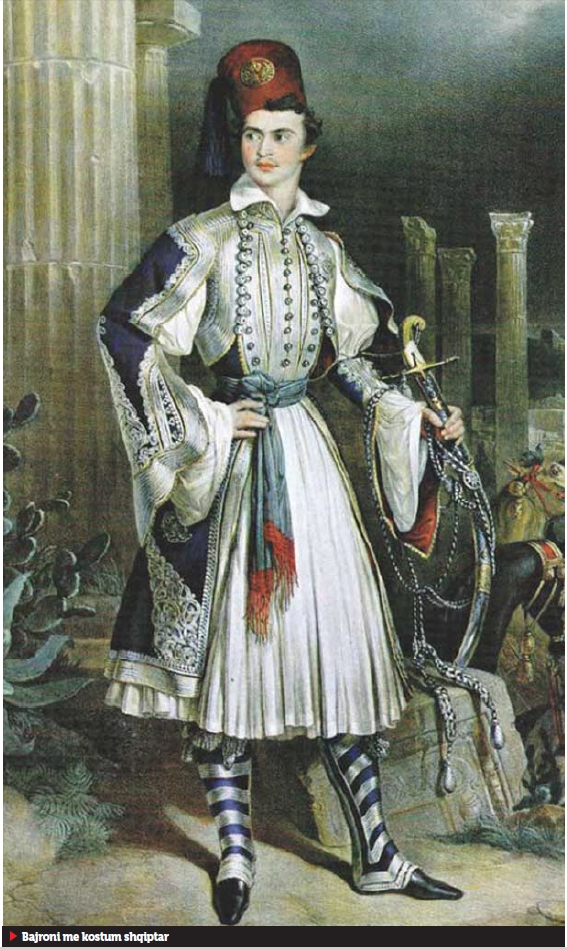 %u25B6 Bajroni me kostum shqiptar