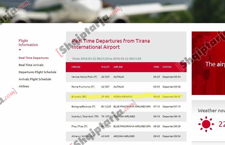 fluturimi rinas bruksel