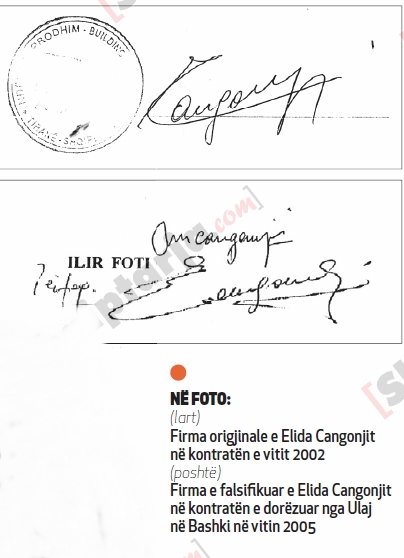 dokumentat faksimile mjekja ulaj