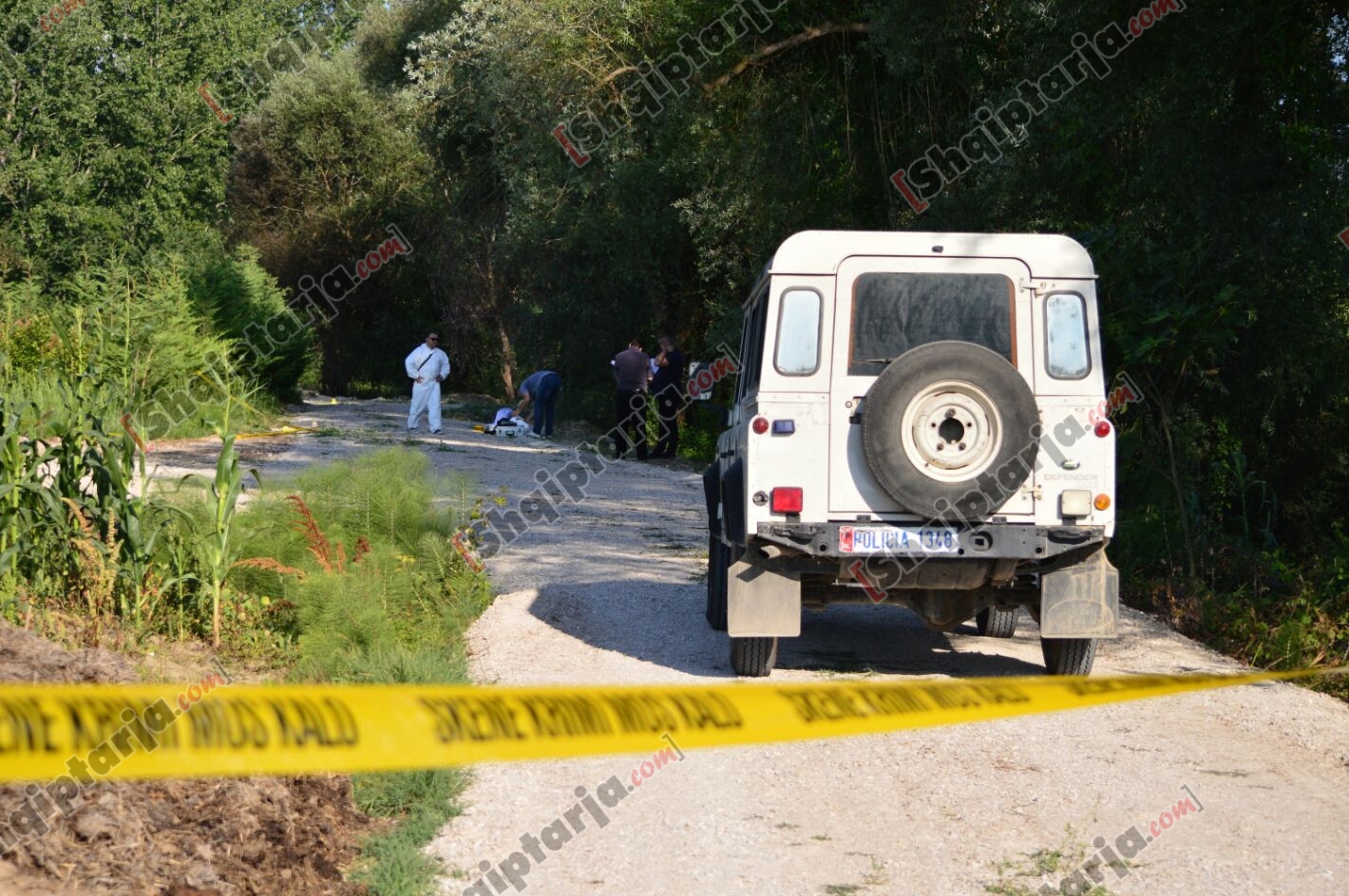 vendi ku eshte gjetur makina e djegur e grabitesve