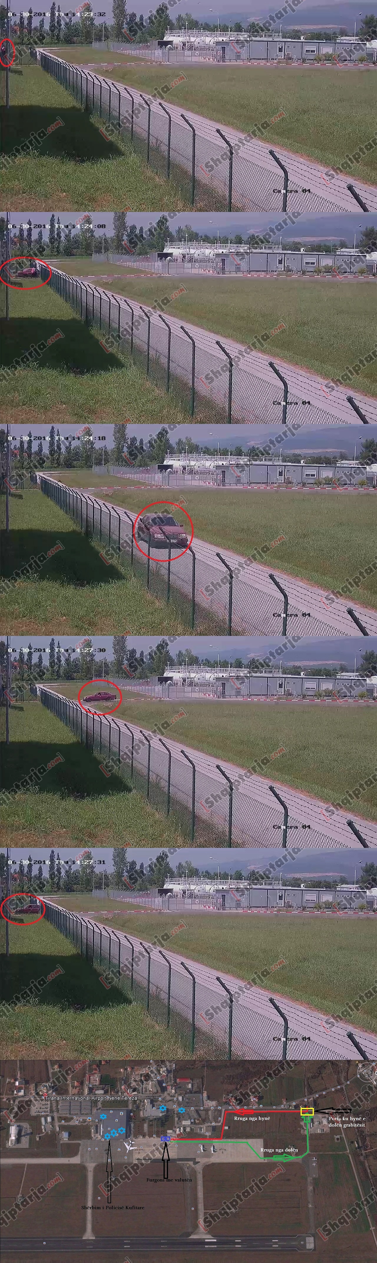 fotosekuence makina e grabitjes