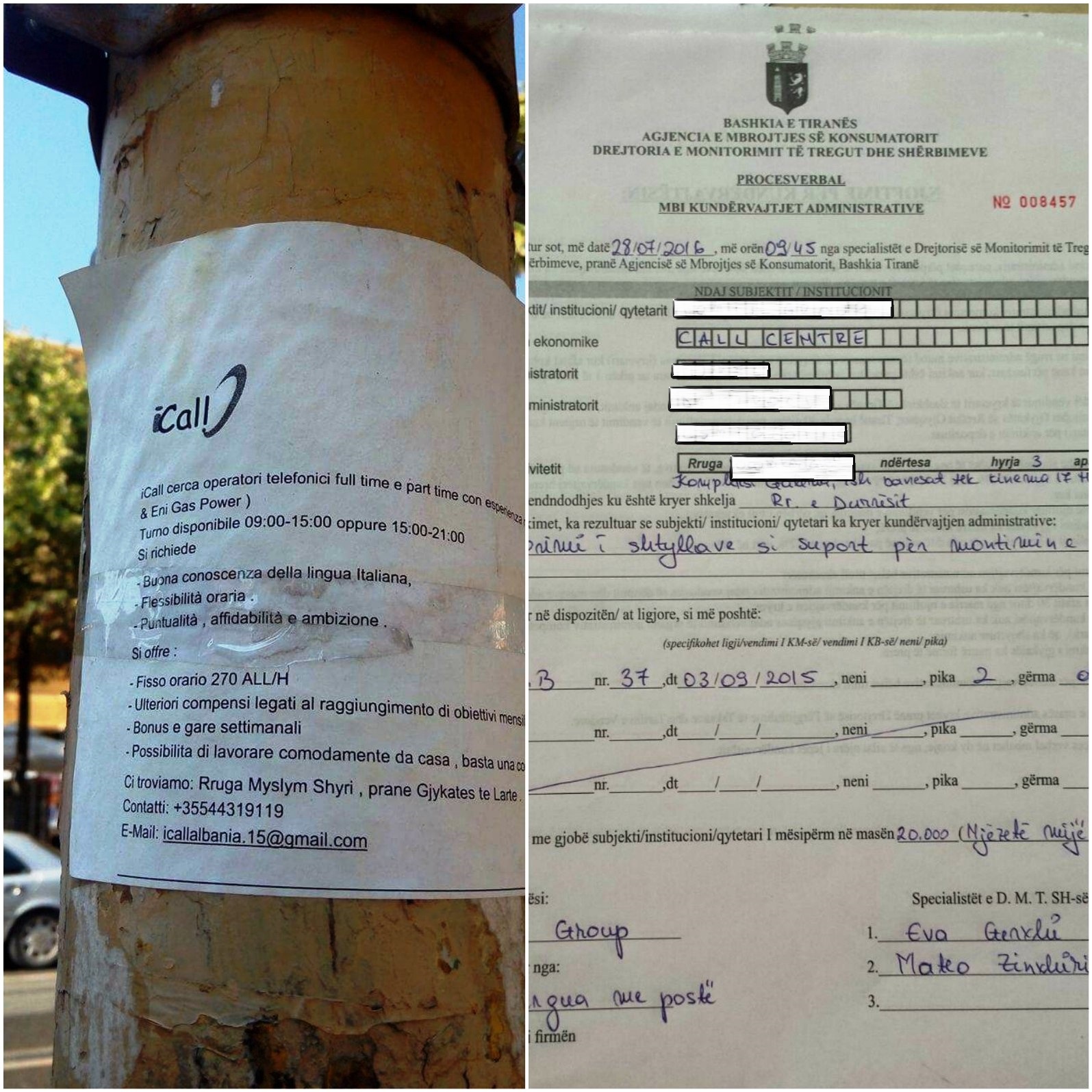 bashkia vershojne gjobat