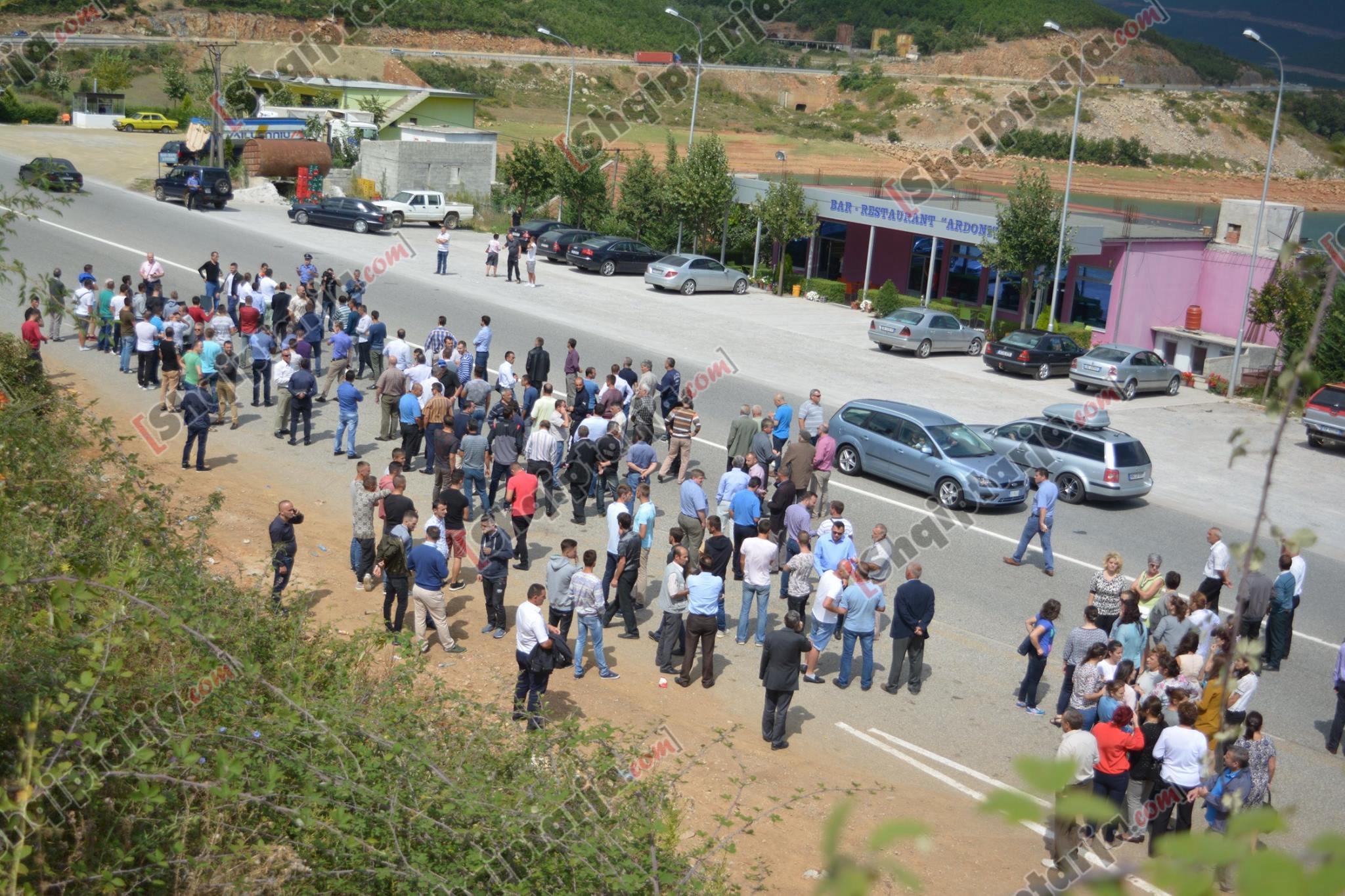 protesta rruga e kombit