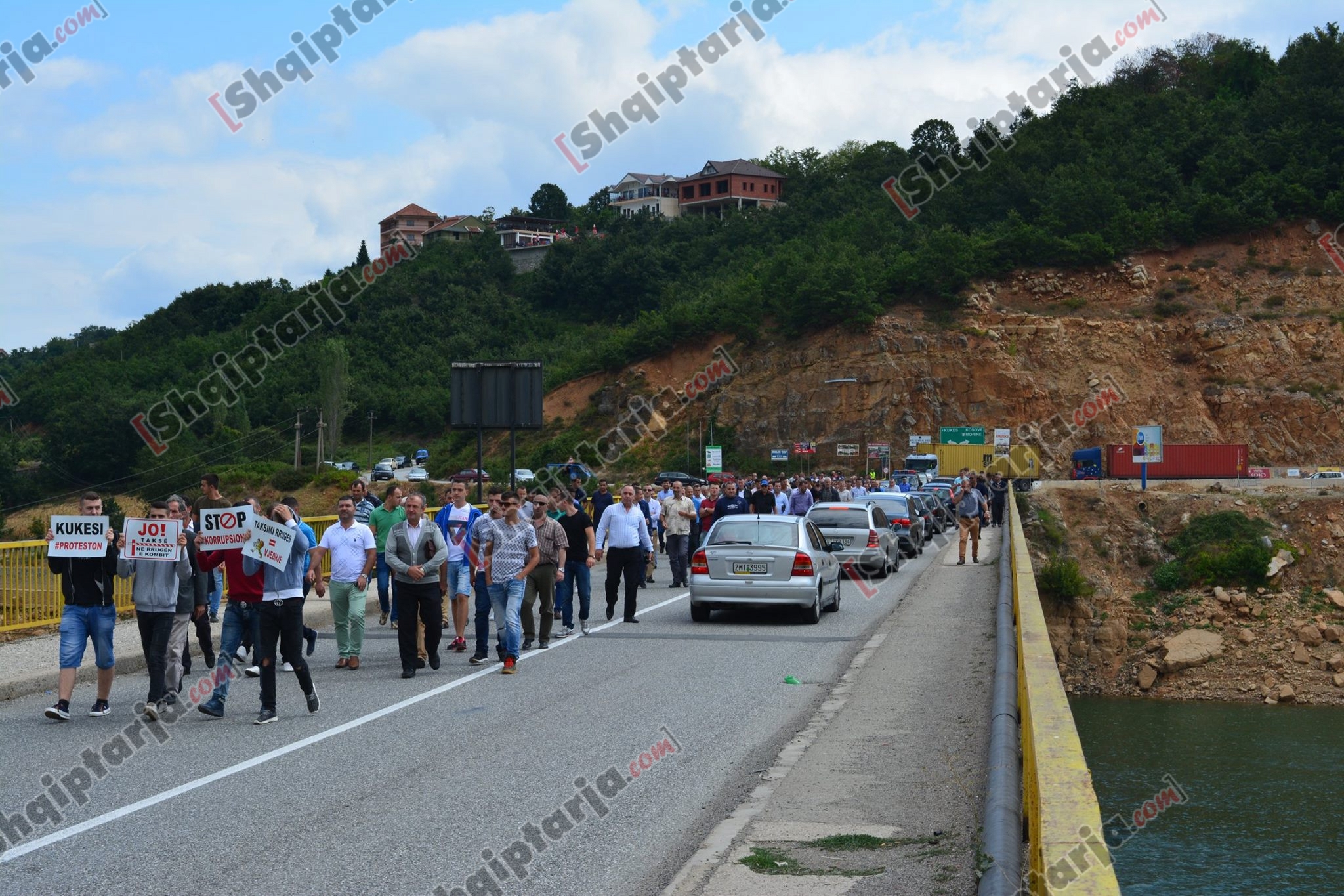 protesta rruga e kombit