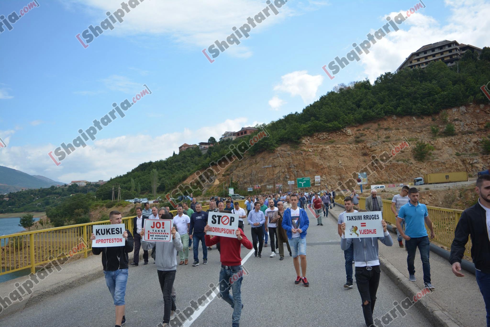 protesta rruga e kombit